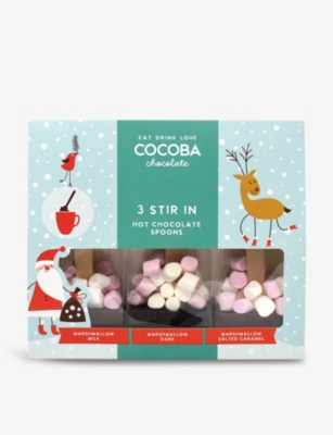 COCOBA - Mixed hot chocolate spoons trio 150g