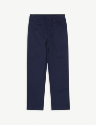 RALPH LAUREN: Logo-embroidered stretch-cotton chinos 2-16 years