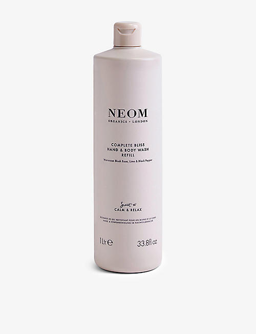 NEOM: Complete Bliss hand & body wash refill 1l