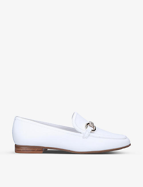 CARVELA COMFORT: Charm horsebit-embellished leather loafers