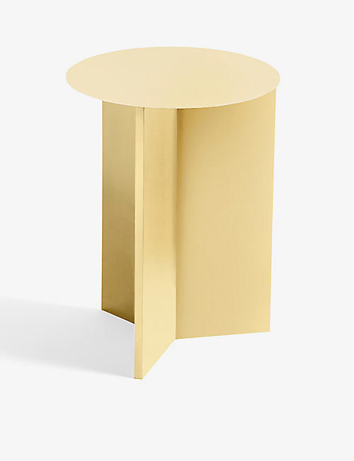 HAY: Slit powder-coated side table 47cm x 35cm
