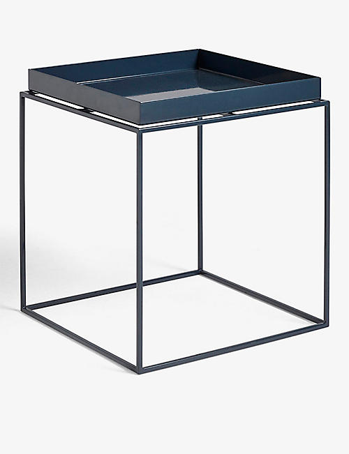 HAY: Tray powder-coated steel side table 44cm