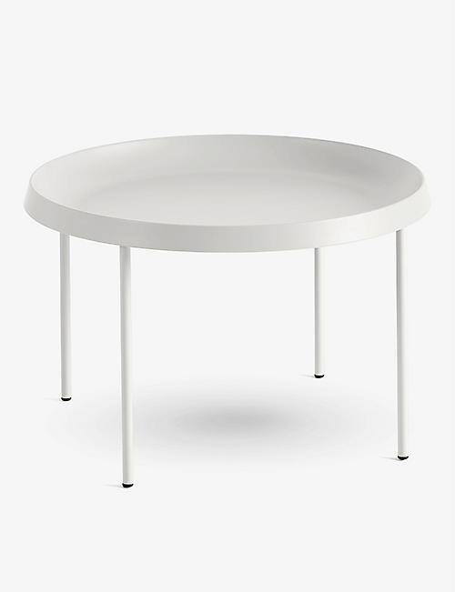 HAY: GamFratesi Tulou powder-coated steel side table 35cm