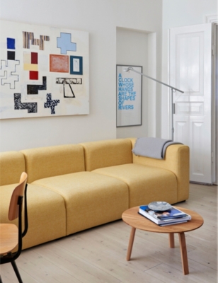 HAY: Bella circular wooden coffee table 45cm x 39cm