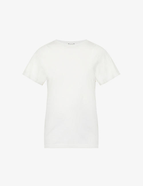TOTEME: Scoop-neck organic cotton T-shirt
