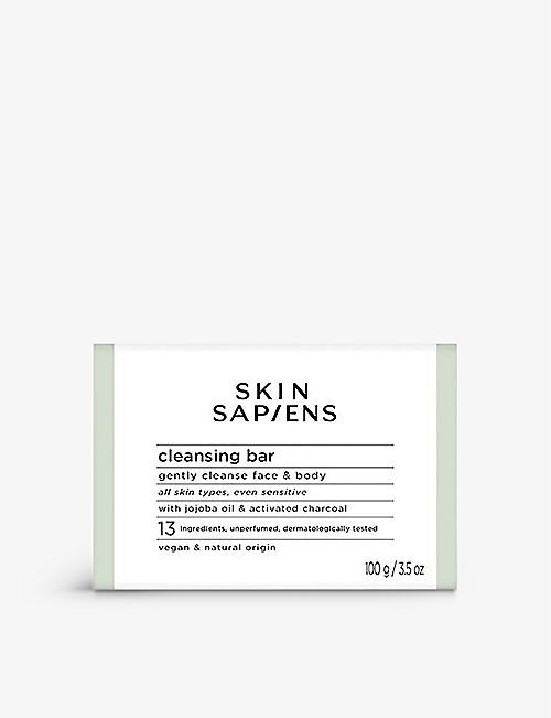 SKIN SAPIENS: 面部和身体无皂基洁面皂 100 克