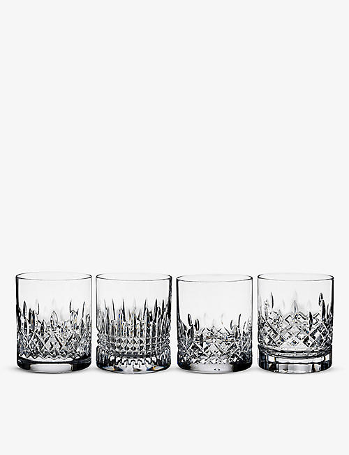 WATERFORD: Lismore Evolution crystal tumblers set of four