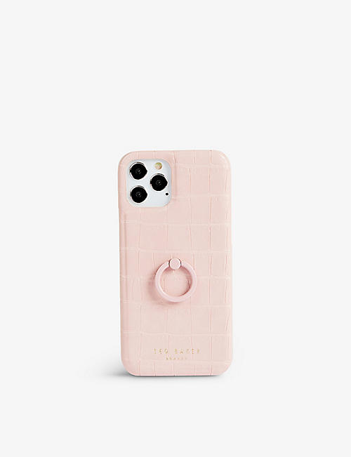 TED BAKER: Cattie branded iPhone 12 shell phone case