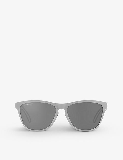 OAKLEY: OO6044 Frogskins Ti square titanium sunglasses