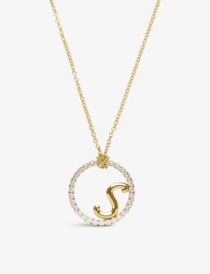 Letter hot sale necklace selfridges