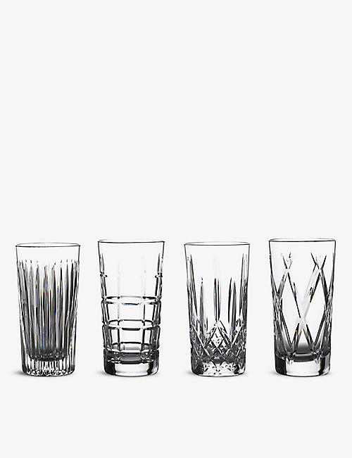 WATERFORD：Gin Journeys 雕刻水晶眼镜四件套