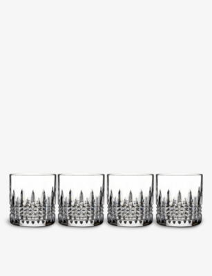 Waterford Lismore Diamond Tumbler Glasses Set Of 4