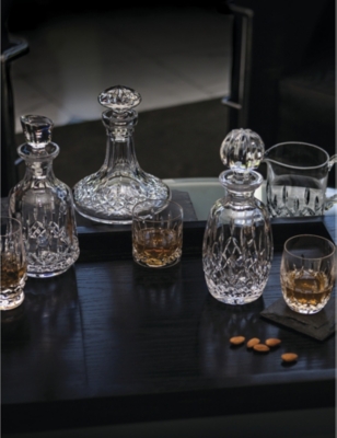 WATERFORD: Lismore Connoisseur engraved crystal tumblers set of two