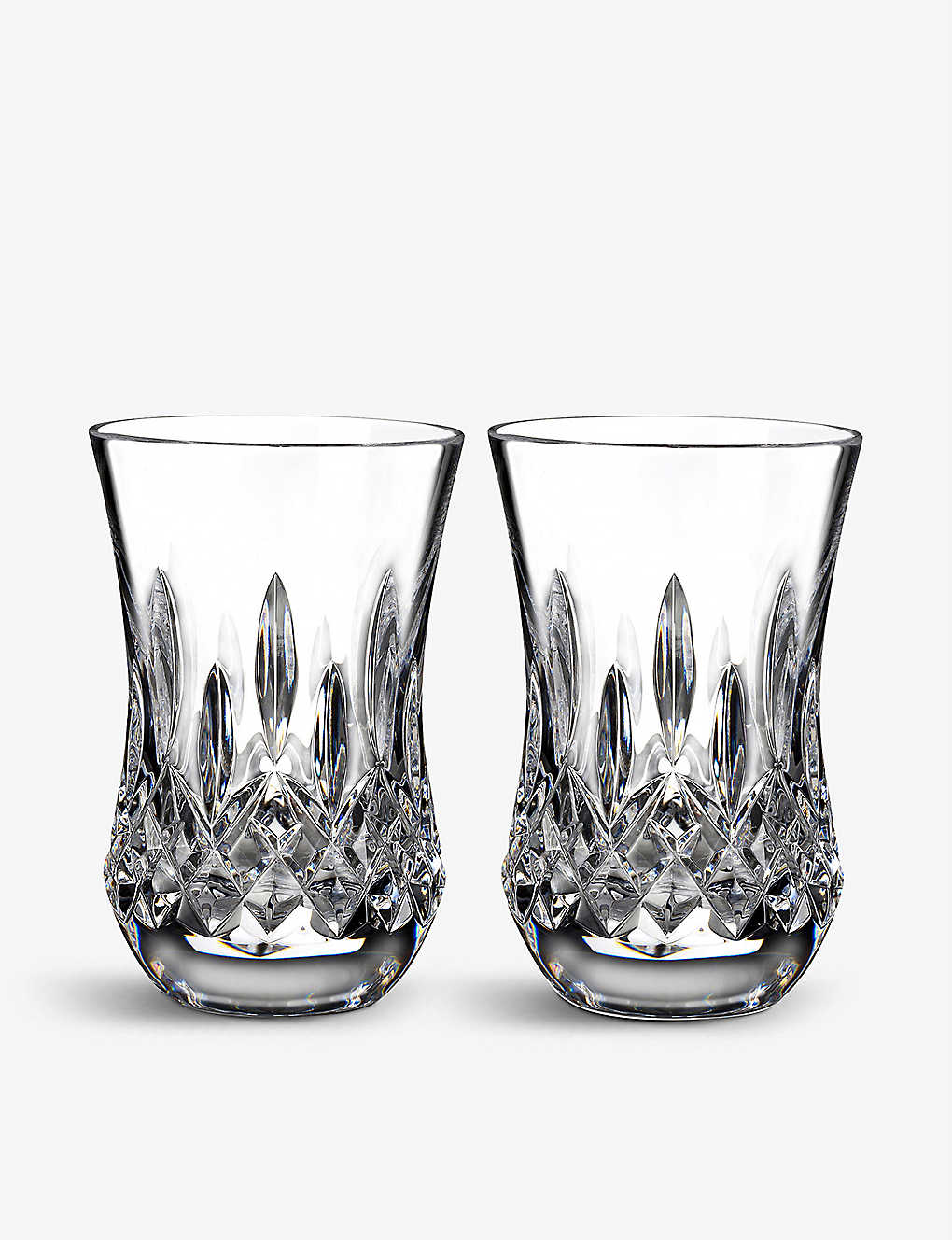Shop Waterford Lismore Flared Crystal Tumblers Set Of Two