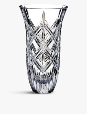 MARQUIS: Marquis Lacey flared crystal vase 23cm