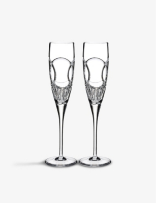 Shop Waterford Love Wedding Vows Crystal Champagne Flutes Set Of Two