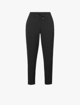 SPANX ACTIVE - Tapered mid-rise stretch-jersey jogging bottoms
