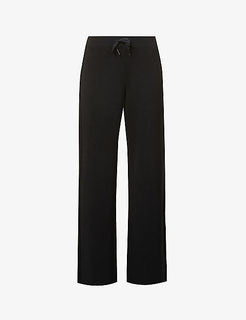 SPANX ACTIVE: AirLuxe wide-leg mid-rise stretch-jersey trousers
