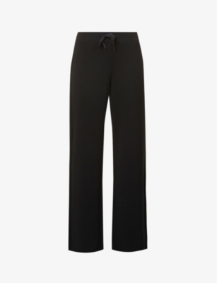 SPANX AIR ESSENTIALS WIDE LEG PANT IN VERY BLACK