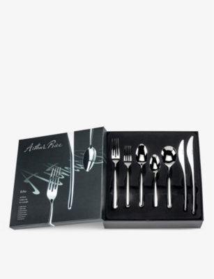 ARTHUR PRICE: Echo 42-piece stainless steel cutlery set for 6