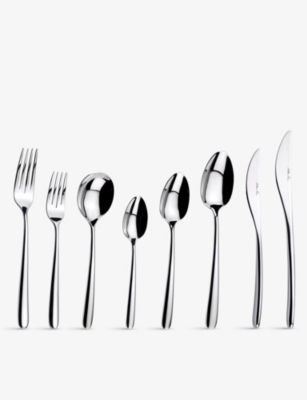 ARTHUR PRICE: Signature Echo stainless-steel 44-piece cutlery set