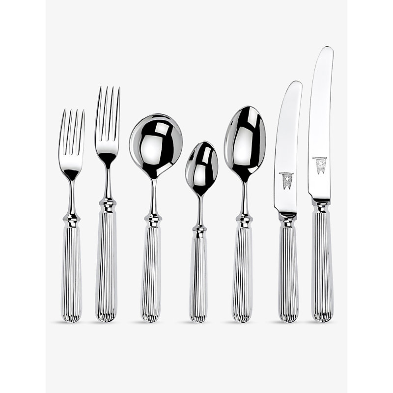 Arthur Price Titanic Silver-plated Stainless-steel Cutlery Assortment In Silver Plated