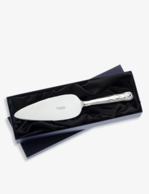 Arthur Price Kings Silver-plated Stainless-steel Pie Knife 25cm In Silver Plated