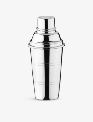 ARTHUR PRICE: Silver-plated copper cocktail shaker 17.5cm