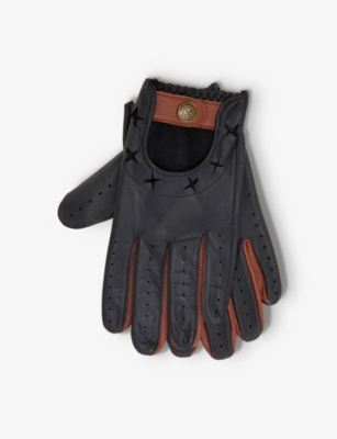 DENTS Dents x The Suited Racer Griffin twotoned leather driving