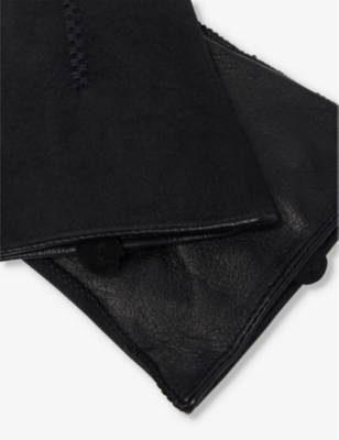 Dents Touchscreen Suede Gloves In Black