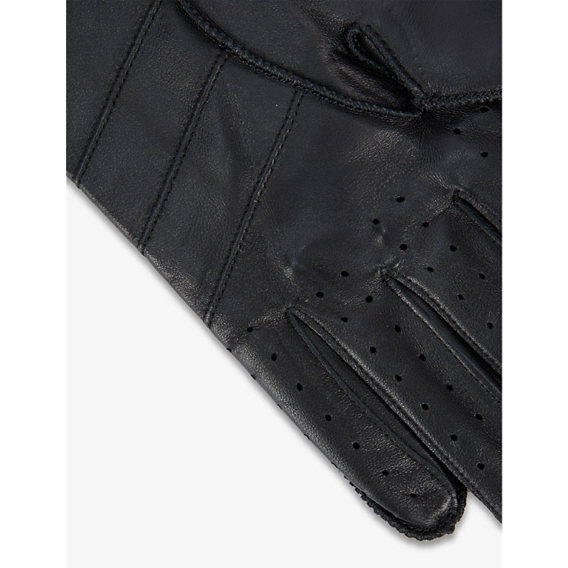 Shop Dents Men's Black Touchscreen Suede Gloves