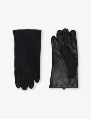 Dents Touchscreen Suede Gloves In Black