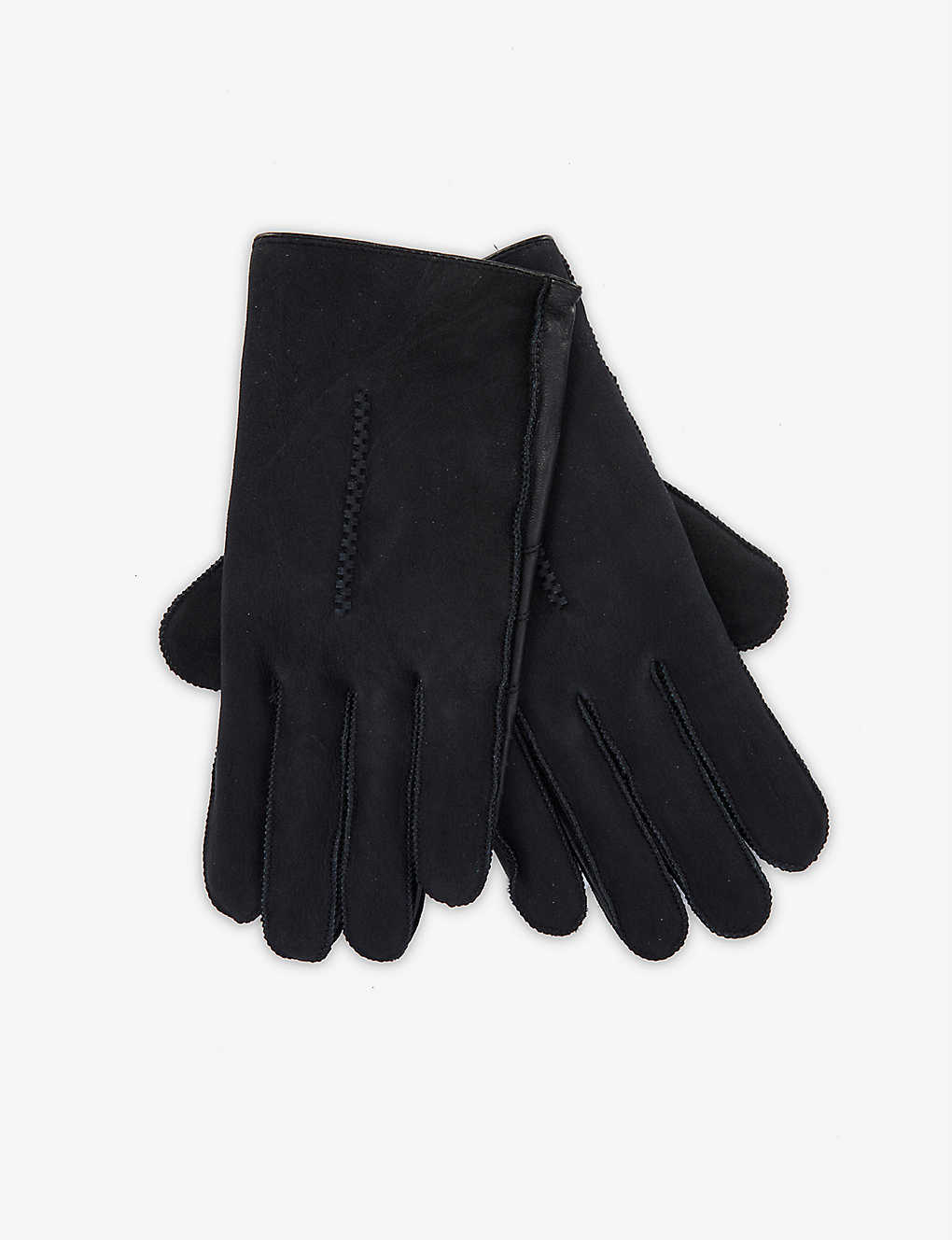 Dents Touchscreen Suede Gloves In Black