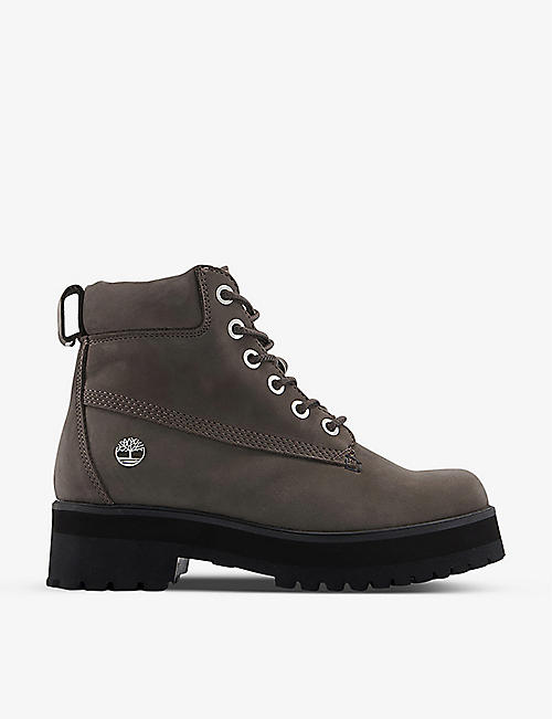 TIMBERLAND: 6-Inch Stack leather ankle boots