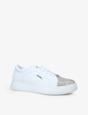 carvela crystal trainers