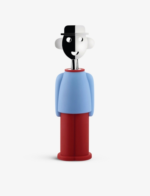 Alessandro M. chrome-plated zamak corkscrew 21cm x 5.7cm