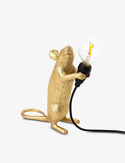 SELETTI: 老鼠树脂 USB 灯 14.5 厘米