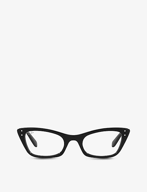 RAY-BAN: RX5499 Lady Burbank Optics acetate cat-eye glasses