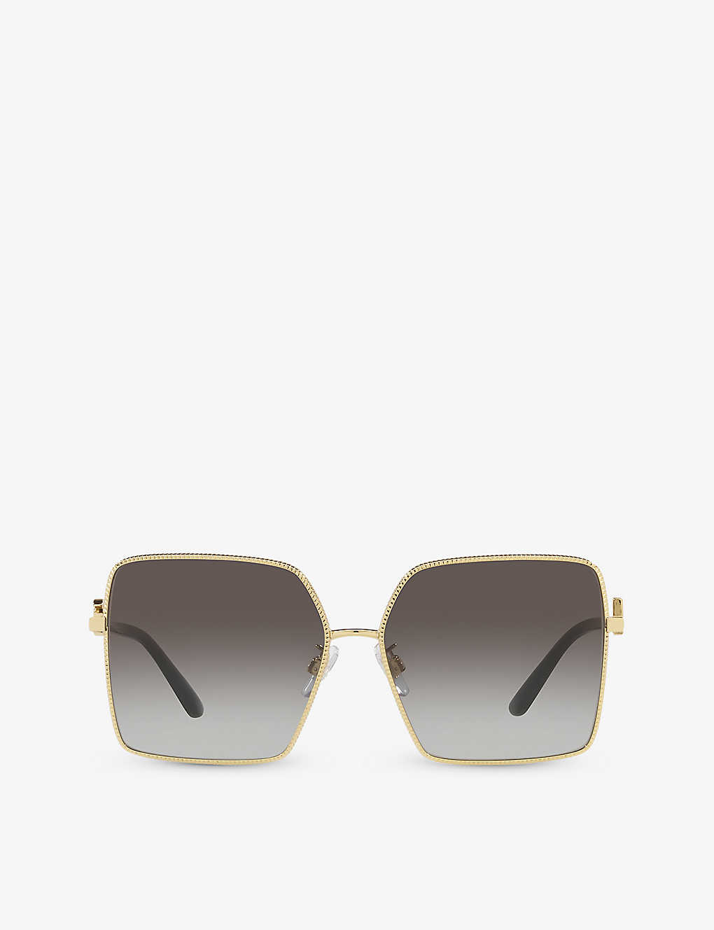 Dolce & Gabbana Dg2279 Square-frame Metal Sunglasses In Gold