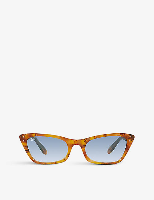 RAY-BAN: RB2299 Lady Burbank acetate cat-eye sunglasses