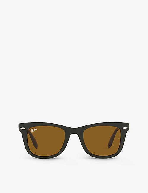 RAY-BAN: RB4105 Folding Wayfarer nylon sunglasses