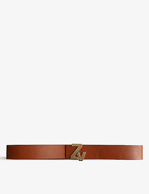 ZADIG&VOLTAIRE: ZV Initiale leather belt