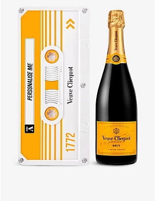 VEUVE CLICQUOT: Clicquot Tape exclusive limited-edition Brut NV champagne with personalised tin 750ml