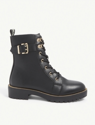 KG KURT GEIGER: Taya2 vegan biker boots