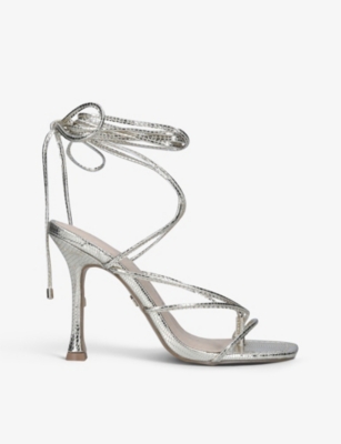 KG KURT GEIGER: Sydney strap-detail vegan heels