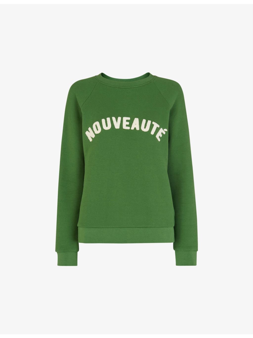 WHISTLES - Nouveaute embroidered cotton-jersey sweatshirt