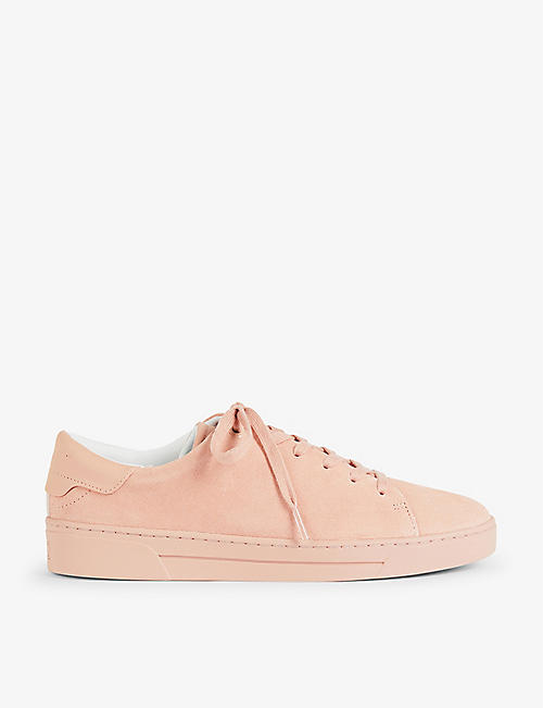 TED BAKER: Aryas low-top suede trainers