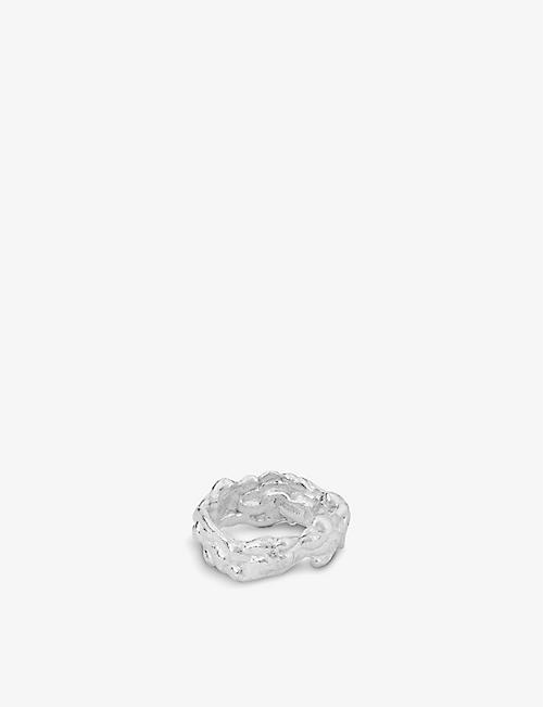 GEORGIA KEMBALL: Drip sterling-silver ring