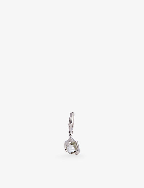 ALAN CROCETTI：Melt 纯银水晶单只耳环