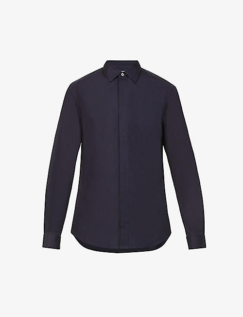 PAUL SMITH: Soho-fit long-sleeved cotton-poplin shirt